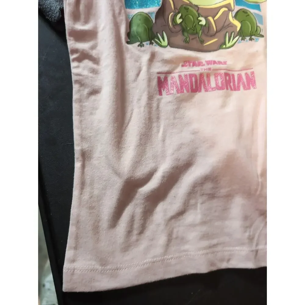 Carter's & Star Wars Lot T Shirts Girls Size 6 6x 7 7a 6 6x Grogu Dog Shades Bed